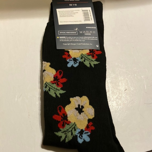 Ace Ventura Pet Detective Jim Carrey Black Socks - Picture 4 of 4